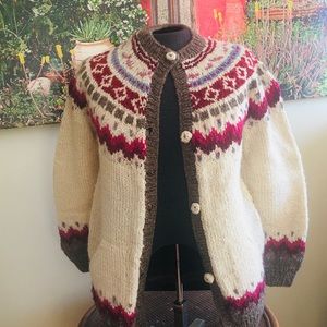 Wool Originals sweater with pockets.